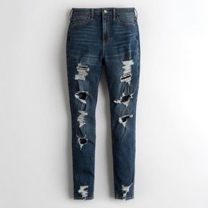 Hollister ripped jeans